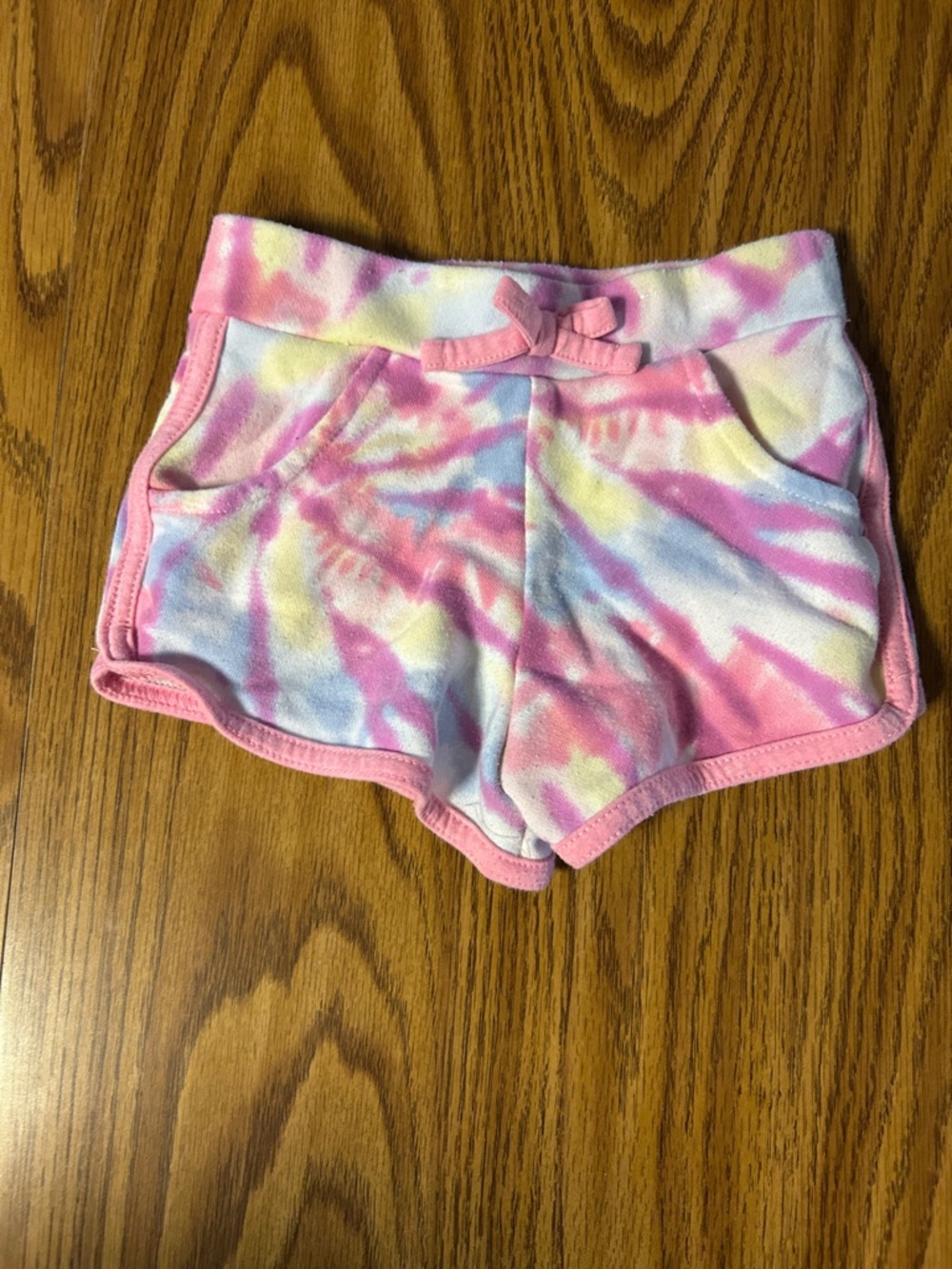 Garanimals Tie-Dye Pink Purple Yellow Shorts